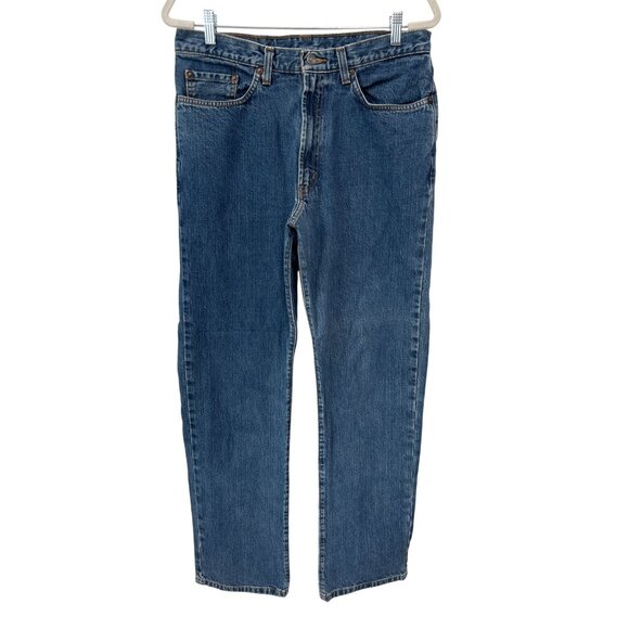Y2K Polo Ralph Lauren Jeans Size 33x32 Straight Leg Medium Wash Denim Casual - Picture 1 of 7
